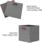 HNZIGE Fabric Storage Cubes Bins Baskets - Image 5