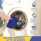 16.5 Inch Reusable Mop Pads Microfiber Spray Mop Replacement Heads - Image 5