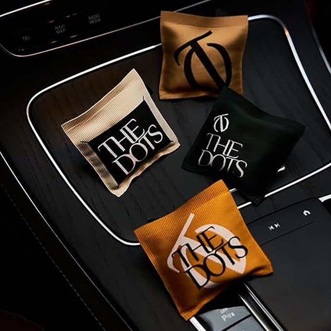 THEDOTS Series Frosted Ebony Car Vent Clip, Fabric Sachet Air Freshener - Image 5