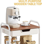 TOOLF 3-Tier Metal Utility Rolling Cart - Image 4