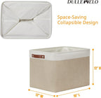 DULLEMELO Storage Baskets Large 16"x12"x12" Tall Rectangular Baskets Fabric - Image 2