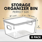 Clear Plastic Storage Bins - Image 2
