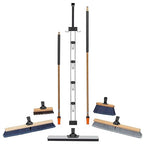 SWOPT Garage Kit — Includes 48” and 60” Wooden Handles, Smooth Surface Push - Image 2