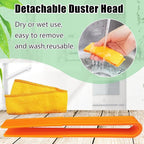 4 Pack Microfiber Blinds Duster, 4 Removable and Washable Sleeves, Cleaner - Image 6