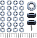 24pcs 3/4" Screw on Furniture Sliders, Teflon Chair Leg Slides, Round Furniture - Image 6