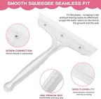 Shower Squeegee for Glass Doors, Bathroom Squeegee for Shower, Window Squeegee - Image 6