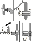 MoHern Cabinet Locks, Zinc Alloy Cam Lock - Image 6