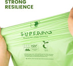 SUPERBIO 8 Gallon Compostable Drawstring Kitchen Waste Bags, 30.3 Liter - Image 5