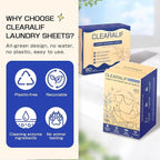 Clearalif All in One Laundry Detergent Sheets Kit, Fresh Linen Scent, 160 Loads - Image 2
