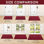 hicorfe Indoor Door Mat, Non Slip Door Mats, Absorbent Resist Dirt Entrance - Image 5