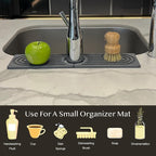 Absorbent Faucet Mat, Sink Caddy Kitchen Sink Organizer, Kitchen Counter Decor - Image 2