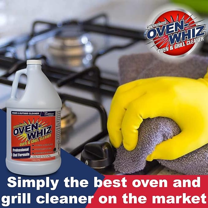 4 x 1 Gallon Oven-Whiz Oven & Grill Cleaner by FryOilSaver Co., Tough Stain - Image 6