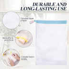 Hushee Soap Bag Bubble Mesh Bags Exfoliating Soap Pouch - Image 3