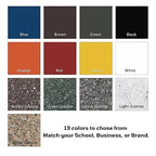 32 Gallon Square Slatted 100% Recycled Plastic Heavy-Duty Commercial Outdoor or - Image 7