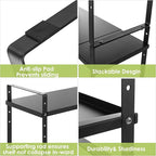 Expandable Cabinet Shelf Organizer Rack, Stackable Kitchen Counter Storage - Image 7