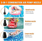 Air Pump Replacement Nozzles, 3 Set Replacement Nozzles, 3 Sizes Air Pump - Image 4