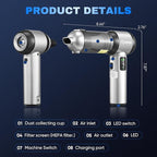 Saker Car Vacuum Portable Cordless 20000Pa Suction Power 4 in 1 Handheld - Image 9