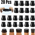BUMACO 20Pcs Chair Leg Floor Protectors Chair Leg Protectors - Image 4