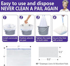 Senvok Commode Liners with Highly Absorbent Pads - Image 4
