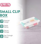 Sterilite 12-Pack Clip Box, Stackable Clear Plastic Bins - Image 2