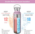 Neihepal 20 oz Insulated Water Bottles Bulk 8 Pack, Stainless Steel Double Wall - Image 2