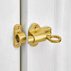 2 Packs Self-Closing Latches，Gold Spring Door Lock，Resilient Bolt Latch - Image 4