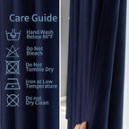 Cafe Kitchen Curtains 36 Inches Long 2 Panels, Short Black Out Curtain - Image 5