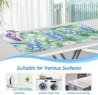 Mint Green Bluebonnet and Daisies Ironing Mat - Image 5