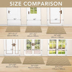 hicorfe Indoor Door Mat, Non Slip Door Mats, Absorbent Resist Dirt Entrance - Image 5