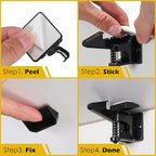 Tuanse 30 Pcs Cabinet Locks Invisible Safety Drawer Latches - Image 3