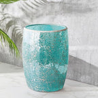 Escenzy Modern Bathroom Trash Can Mosaic Glass 5L | 7" x 10" | Decorative Small - Image 8