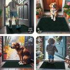 Smiry Front Door Mat Outside Entrance, Heavy Duty Outdoor Indoor Mat, Natural - Image 7