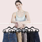 Black Velvet Hangers Clips 50 PCS, Non-Slip Velvet Clips - Image 6