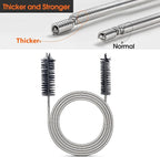 Extra-Thick Drain Brush with Stronger Spring 61-Inch Stainless Steel and Nylon - Image 5
