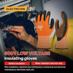 Electrical Insulated Gloves, 500V High Voltage Resistance Electrician Safety - Image 2