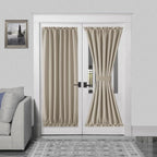 DWCN French Door Curtains – Rod Pocket Thermal Blackout Curtain by DWCN