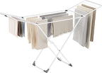 SONGMICS Clothes Drying Rack, Metal Laundry Drying Rack, Space-Saving, by SONGMICSbySONGMICSHOME