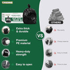 55-60 Gallon Black Trash Bags 120 Count - Image 3