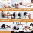 LEVERLOC Soap Holder Dish for Shower Wall, Bar Suction Cup Soap Saver Tray - Image 5