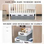 4 Pack Large Closet Storage Baskets Bins - Image 4