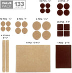 Felt Furniture Pads X-PROTECTOR 133 PCS Premium Furniture Pads - Image 5