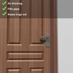 T-Shaped Door Draft Stopper, 1.97 in x 40 Ft Silicone Seal Strip - Image 4