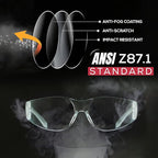 SAFE HANDLER Hyline Anti-Fog Color Safety Glasses Variety, Impact Resistant - Image 3