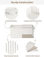 StorageWorks Narrow Storage Bins, Small Basket - Image 3