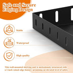 PEKGRIL 2 Pack Garage Wall Shelf, 1X2 Ft Heavy Duty Garage Shelving, Wall - Image 4
