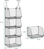 4 Tier Closet Hanging Organizer, Closet Organizers and Storage - Image 6