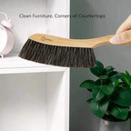 Horse Hair Brush Hand Broom Dusting Brush - Image 5