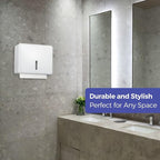 Multifold Paper Towel Dispenser Wall Mount – Large Capacity C-Fold, and Folded - Image 9
