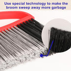 Outdoor Broom, 15.7" Wide Heavy Duty Angle Broom - Image 7