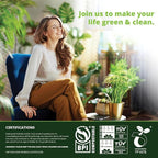 10-13 Gallon Compostable Trash Bags Handle-Tie, Heavy Duty Thick 0.87 Mil - Image 8